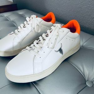 Windsor Smith Galaxy Women’s Sneakers White Orange